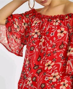Lee Cooper Casual Bell Sleeve Floral Print Top
