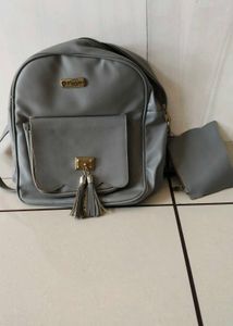 Stylish Gray Backpack