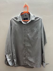 Men's Grey Long Sleeve Shirt