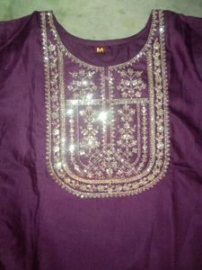 Elegant Purple Kurta Set