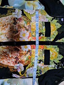 Floral Print Sheer Blouse