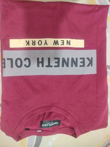Brand Print Slim Fit Crew Neck Tshirt