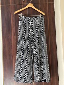 Navy Blue Wide Leg Pants
