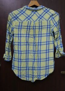 Plaid Button-Up Shirt