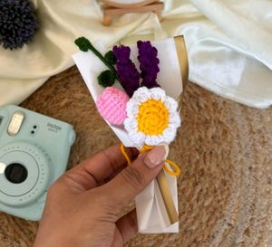 Mini Crochet Flowers Bouquet 💐