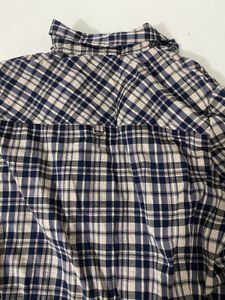 Cute Plaid Peplum Top