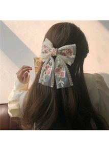Embroidery Hair Bow 😀❤️🛍️