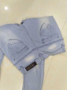 A Ripped Blue Jeans