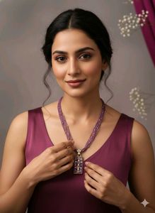 Elegant Purple Necklace
