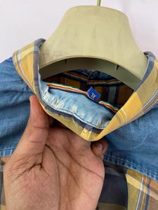 Checked Slim Fit Cotton Shirt