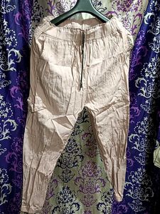 Gray And Pink Cargo Pants