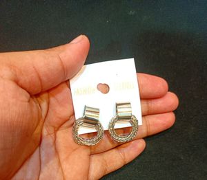 Silver Chain Earring