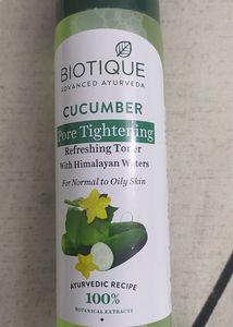 Biotique Cucumber Pore tightening refreshing toner