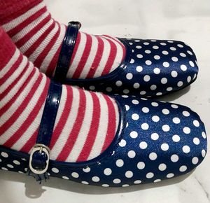 Cute Blue Polka Dot Ballerina🎀