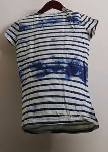 Blue Dye Model Top