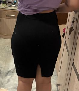 Black Formal Korean Skirt