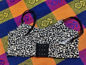 Leopard Print Bralette Top