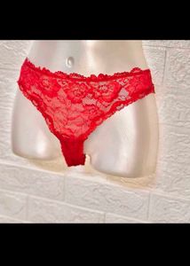 🎄Buy 2, Get 1 Free🎁Red Lace Thong Panty