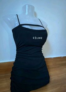 PADDED SIDE RUNCHED DREES