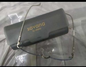 savana silver Rimless Glasses