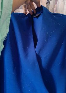A Very Beautiful Blue Coloured Mini Dress✨💙