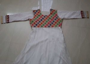 New Net Stone Work Emboidered Anarkali Suit set !