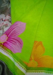 Floral Soft Saree❤️