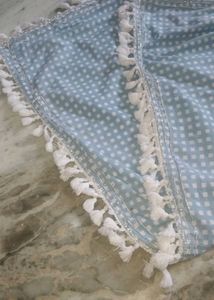 Cute Blue &amp; White Kaftan Dress