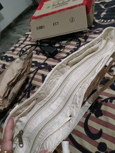Cream Tote Handbag