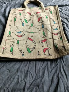 Yoga Print Tote Bags - Set of 3