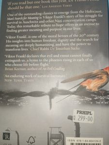 &#34;Man&#39;s Search For Meaning&#34; BOOK