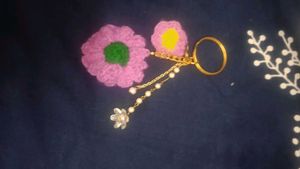Beautiful 😱💞 Daisy Crochet Keychain