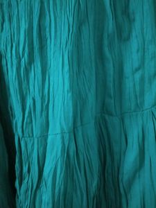 Emerald Green &amp; Gold Maxi Skirt