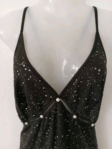 Y2K SEXIEST BEADS &amp; GLITTERY DRESS