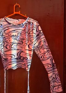 Draw String Pullover T-Shirt