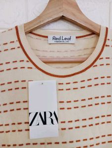 Striped Knit Tee