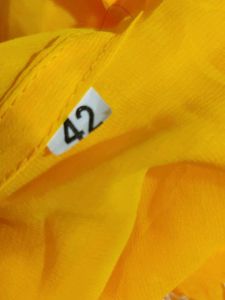 Lakhnawi ,mirror Work,yellow Kurti