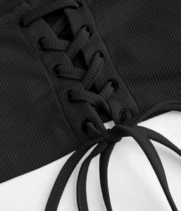Stylish Black Crop Top