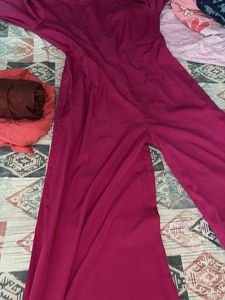 Very Prety Pink Full Jumpsuit