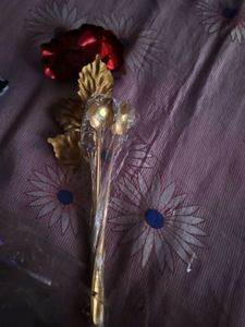 Golden Flower &amp;  2  Spoon