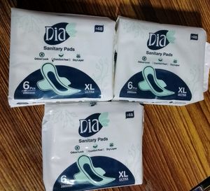 Dia Sanitary Pads - 6 Count