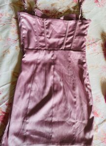Corset Dress With Scarf