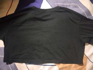 Printed Cropped Tshirt From The Souled Store Brand