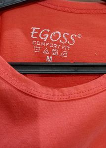 Egoss Peach Tee Full Sleeves