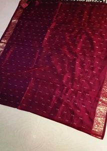 Maroon Colour Pure Kanchi Pattu Saree