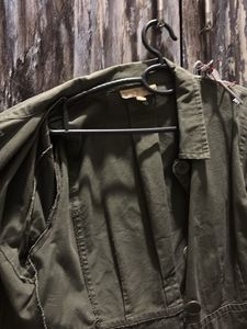 Green Cargo Coat Style