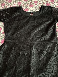 Elegant Black Lace Dress