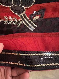 Elegant Sequinned Saree