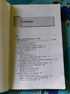 English Social &amp; Cultural History