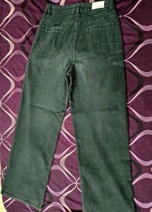 Charcoal Black Women Flared Denim Jeans